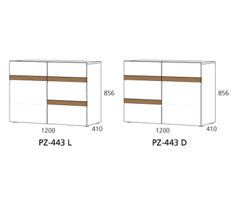 Alples - niski element - ALPLES PRIZMA PZ-443 - slika 1