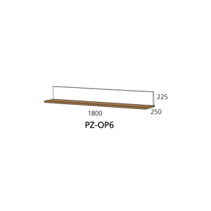 Alples - polica - ALPLES PRIZMA PZ-OP6 – slika 1