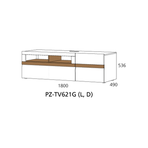 Alples - TV element - ALPLES PRIZMA PZ-TV621G - slika 1