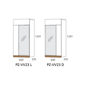 Alples - viseći element - ALPLES PRIZMA PZ-VV23 - slika 1