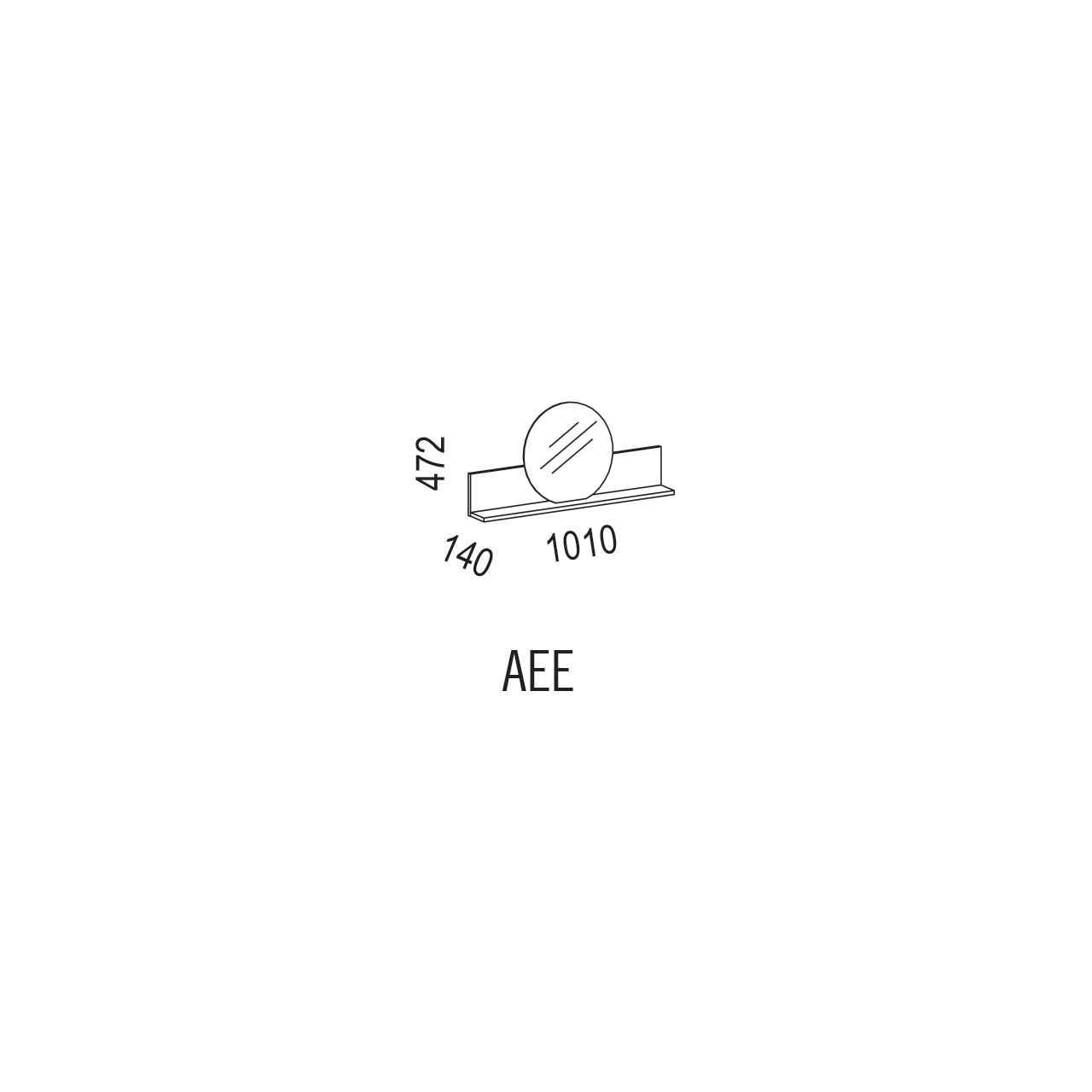 Alples - ogledalo - ALPLES ARABESKA AEE – slika 1