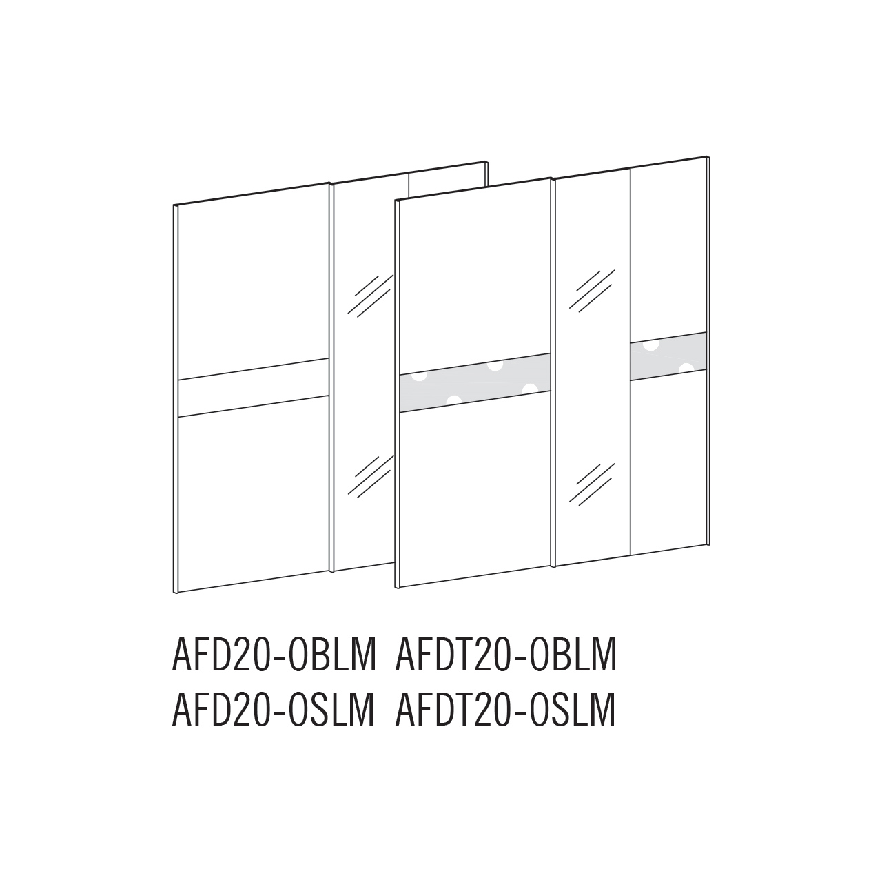 Alples - klizna vrata ormara - ALPLES ARABESKA AFD20-O - slika 1