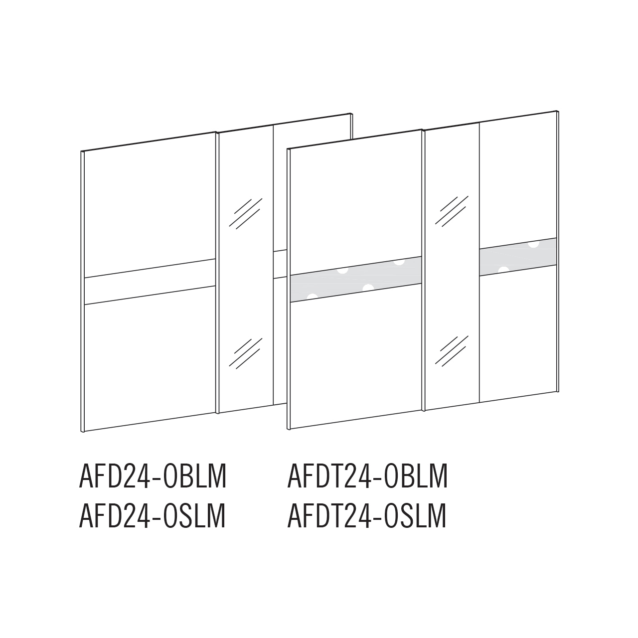 Alples - klizna vrata ormara - ALPLES ARABESKA AFD24-O - slika 1