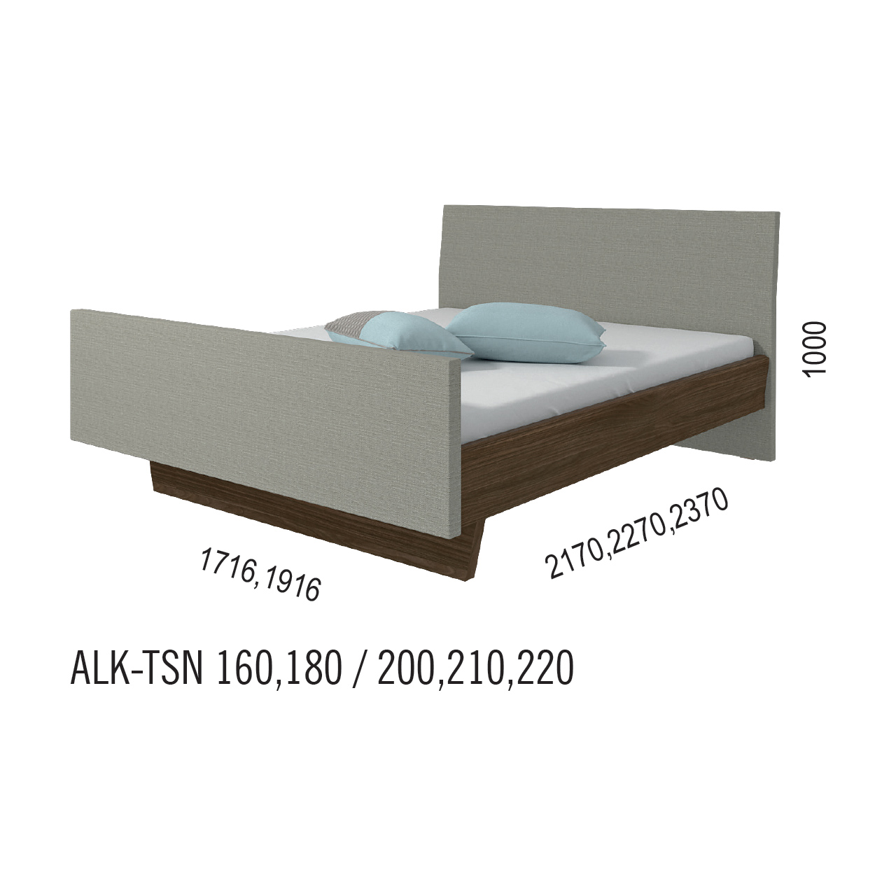 Alples - krevet - ALPLES ARABESKA ALK-TSN - slika 1