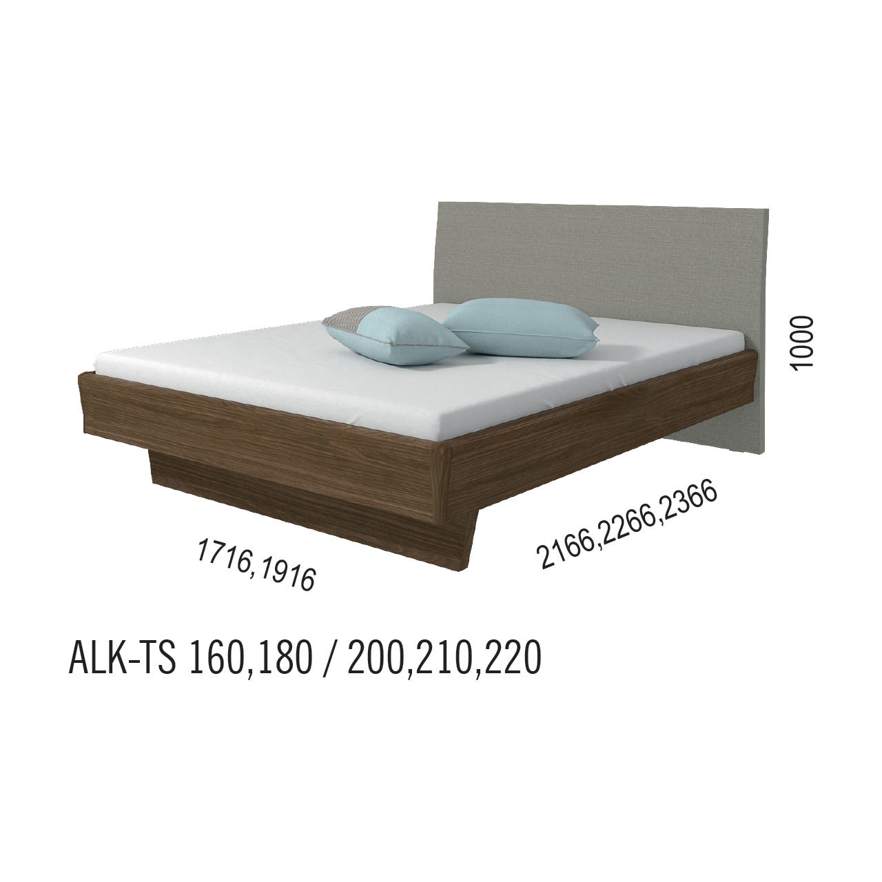 Alples - krevet - ALPLES ARABESKA ALK-TS – slika 1