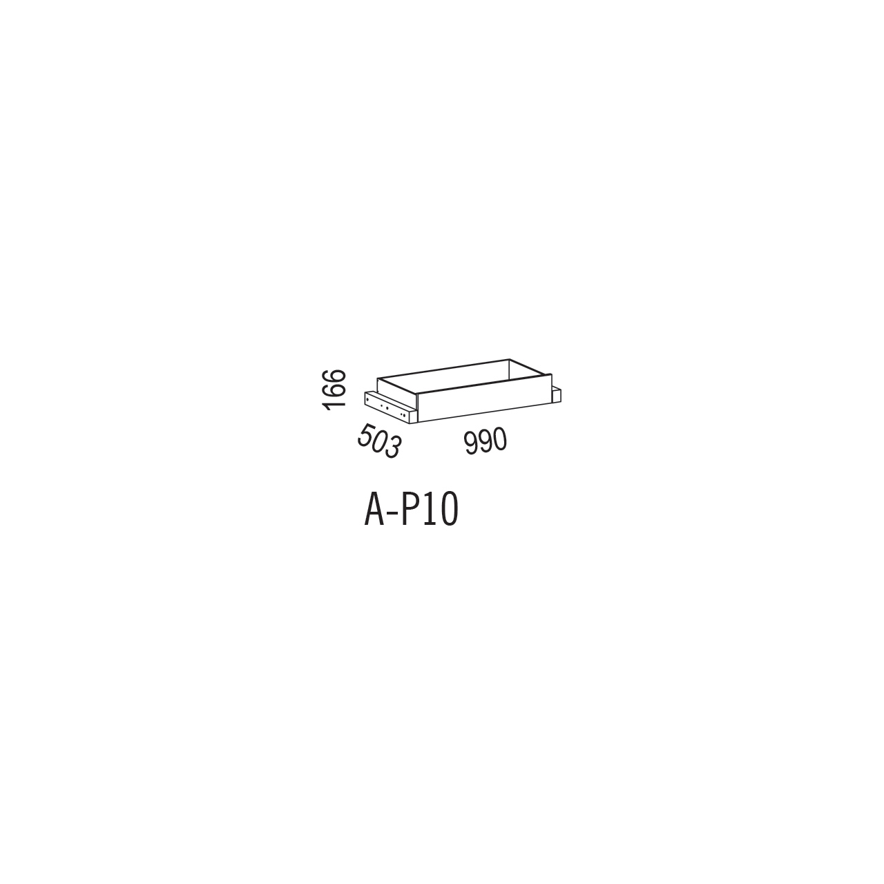 Alples - ladica - ALPLES ARABESKA A-P10 - slika 1