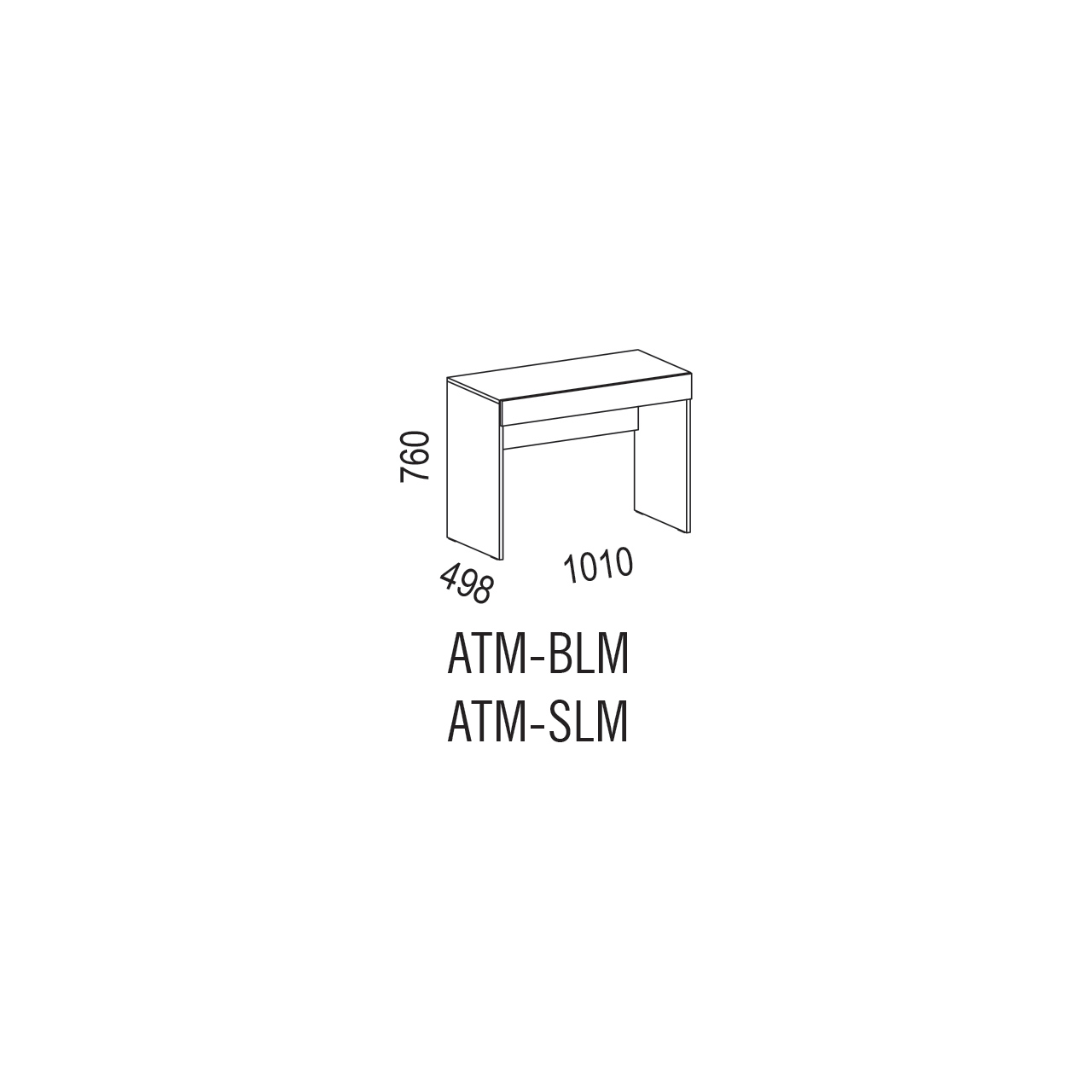 Alples - toaletni stol - ALPLES ARABESKA ATM - slika 1