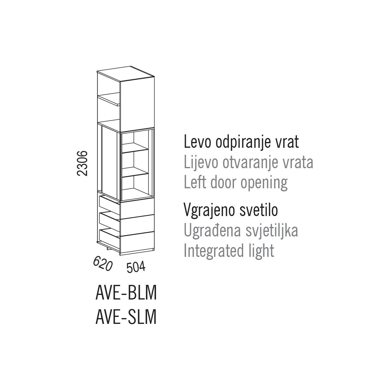 Alples - otvoreni element - ALPLES ARABESKA AVE - slika 1