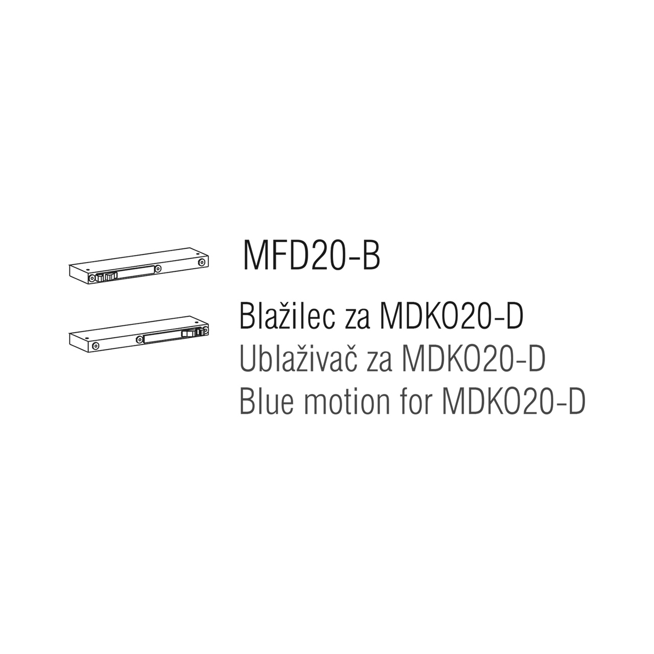 Alples - ublaživač - ALPLES MEDEJA MFD20-B - slika 1