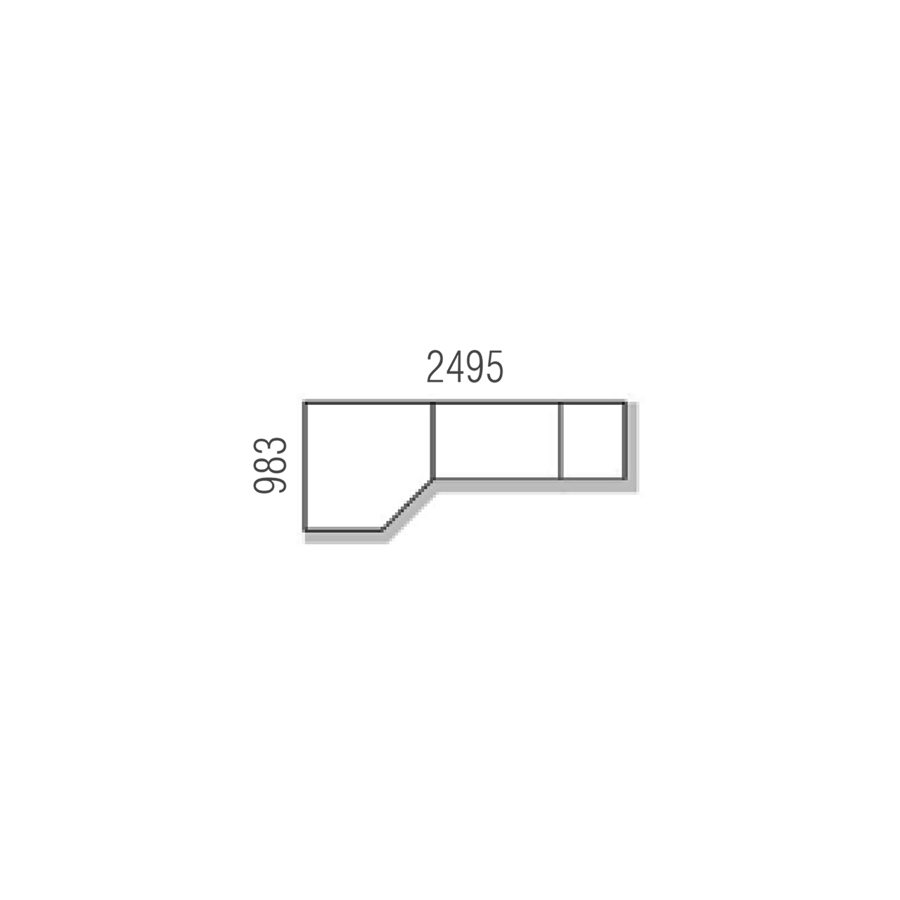 Alples - korpus ormara - ALPLES MEDEJA MSK3 - slika 1