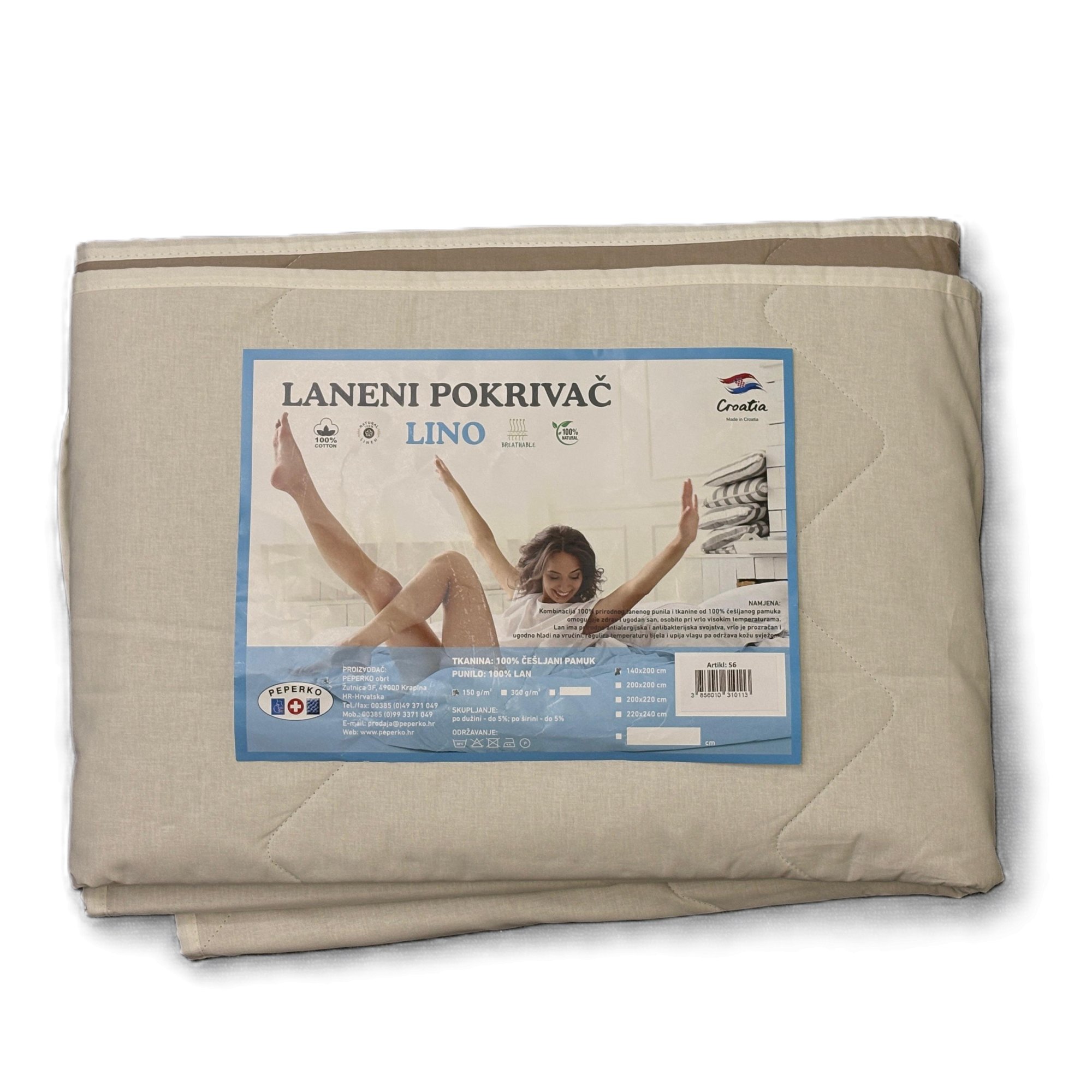 Peperko - poplun - LAN 100% - 300 gr. 80x120 100x200 - slika 3