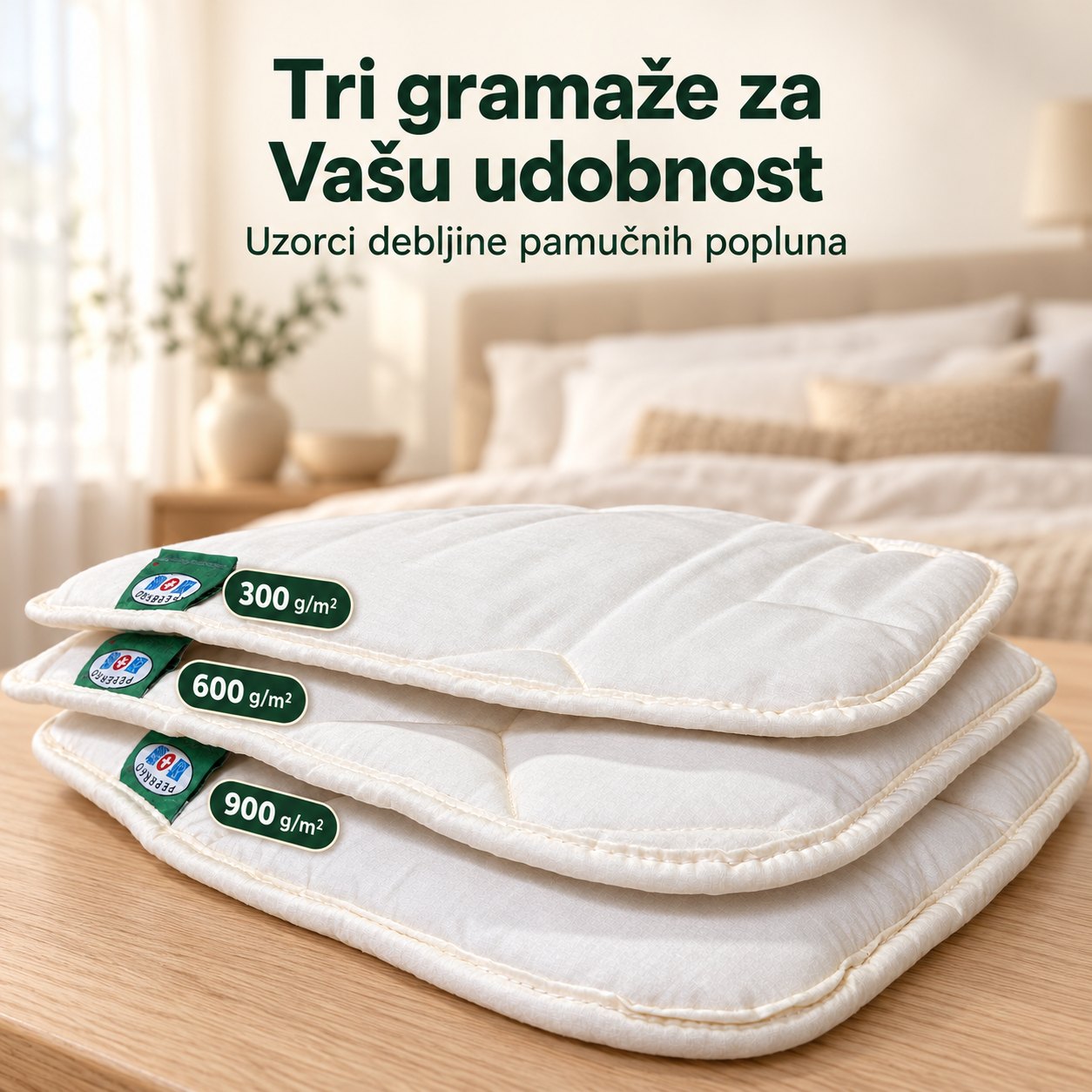Peperko - poplun - Pamučni poplun - 600g (pamuk 100%) - slika 3