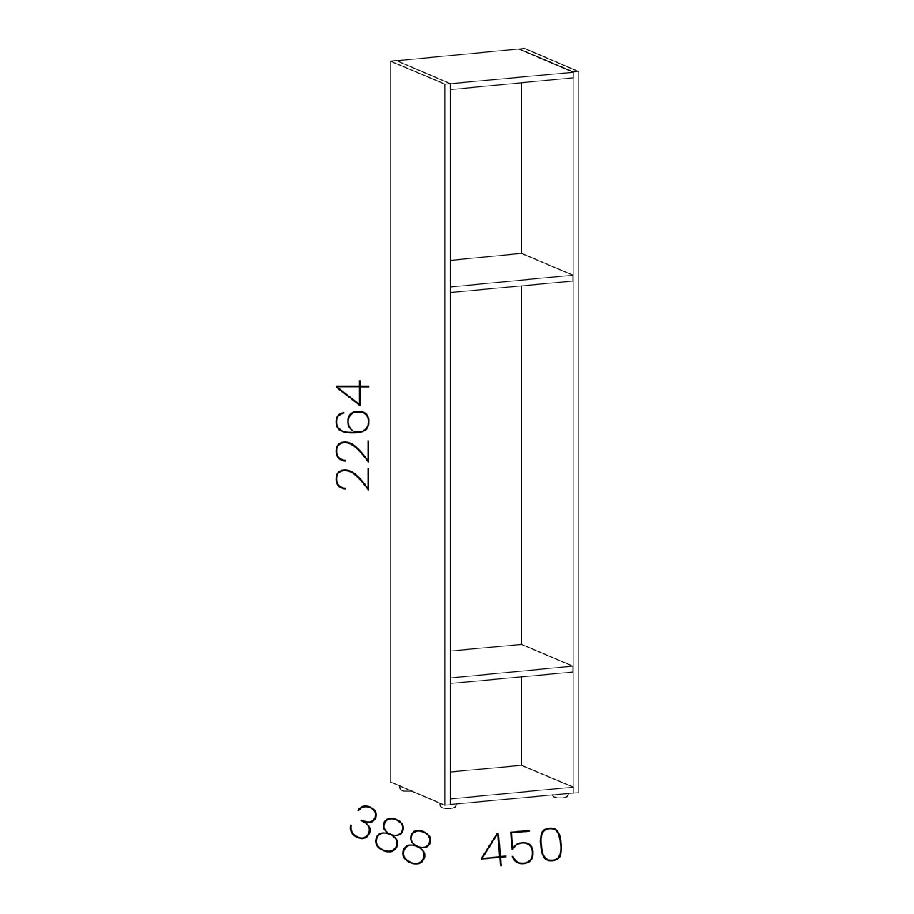 Alples - korpus visokog elementa - ALPLES MAGNET M18 - slika 1