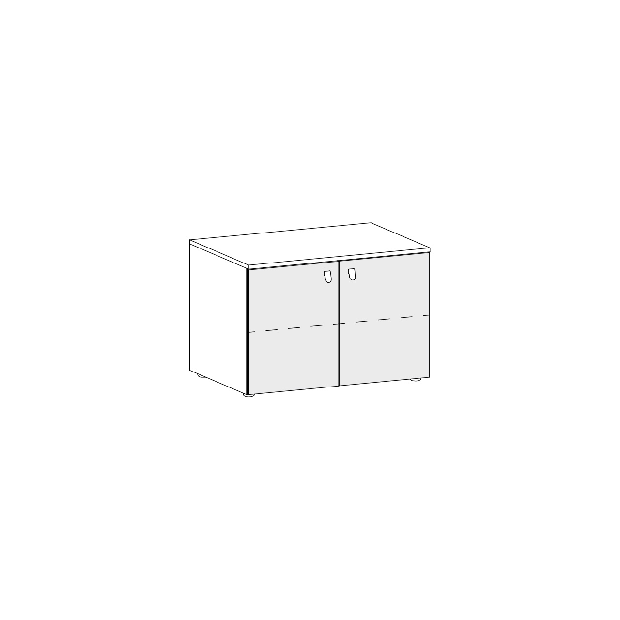 Alples - ormarić - ALPLES MAGNET M23-2G - slika 1