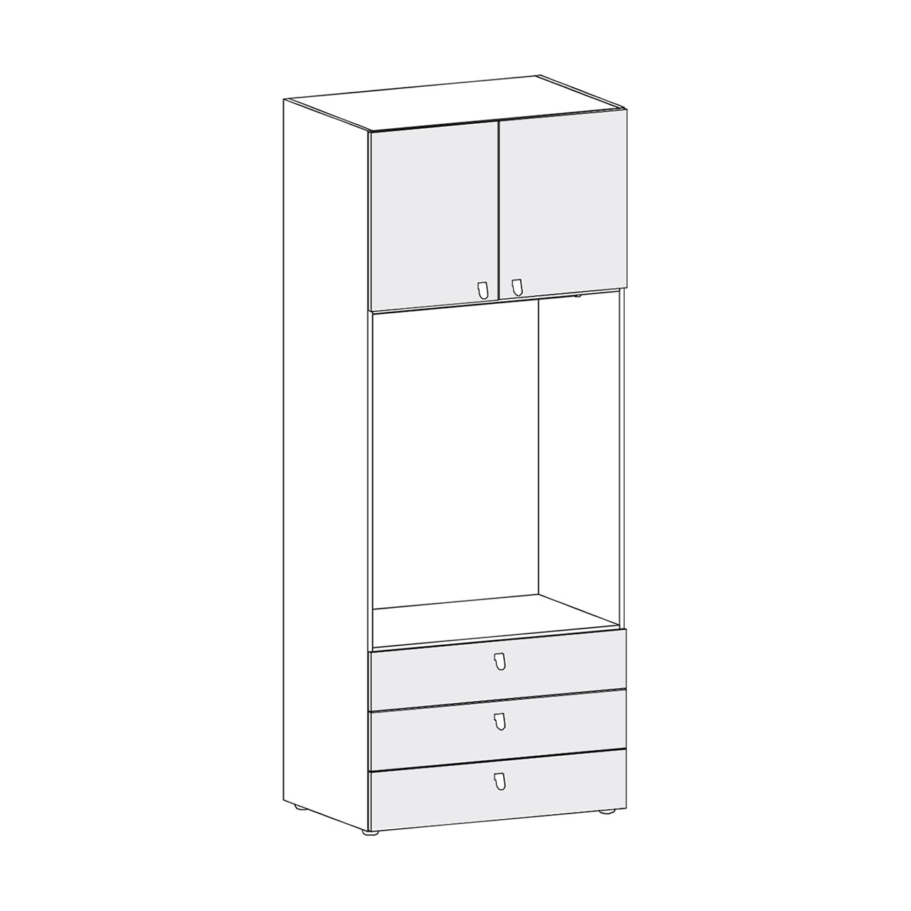 Alples - ormar - ALPLES MAGNET M28-6G - slika 1