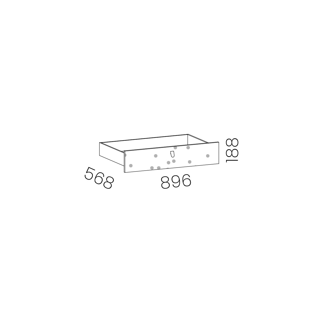 Alples - ladica - ALPLES MAGNET MF-21GT - slika 1