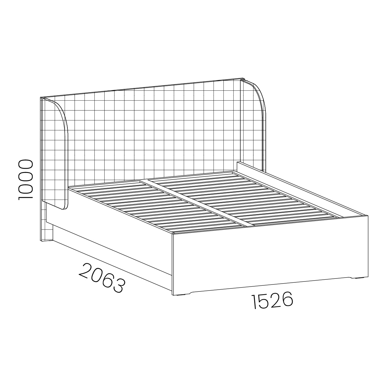 Alples - krevet - ALPLES MAGNET ML-140DS - slika 1