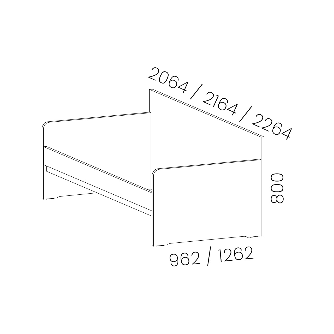 Alples - krevet - ALPLES MAGNET ML-90B - slika 1