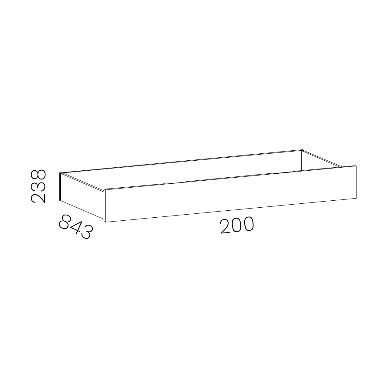 Alples - ladica kreveta - ALPLES MAGNET ML-D - slika 1