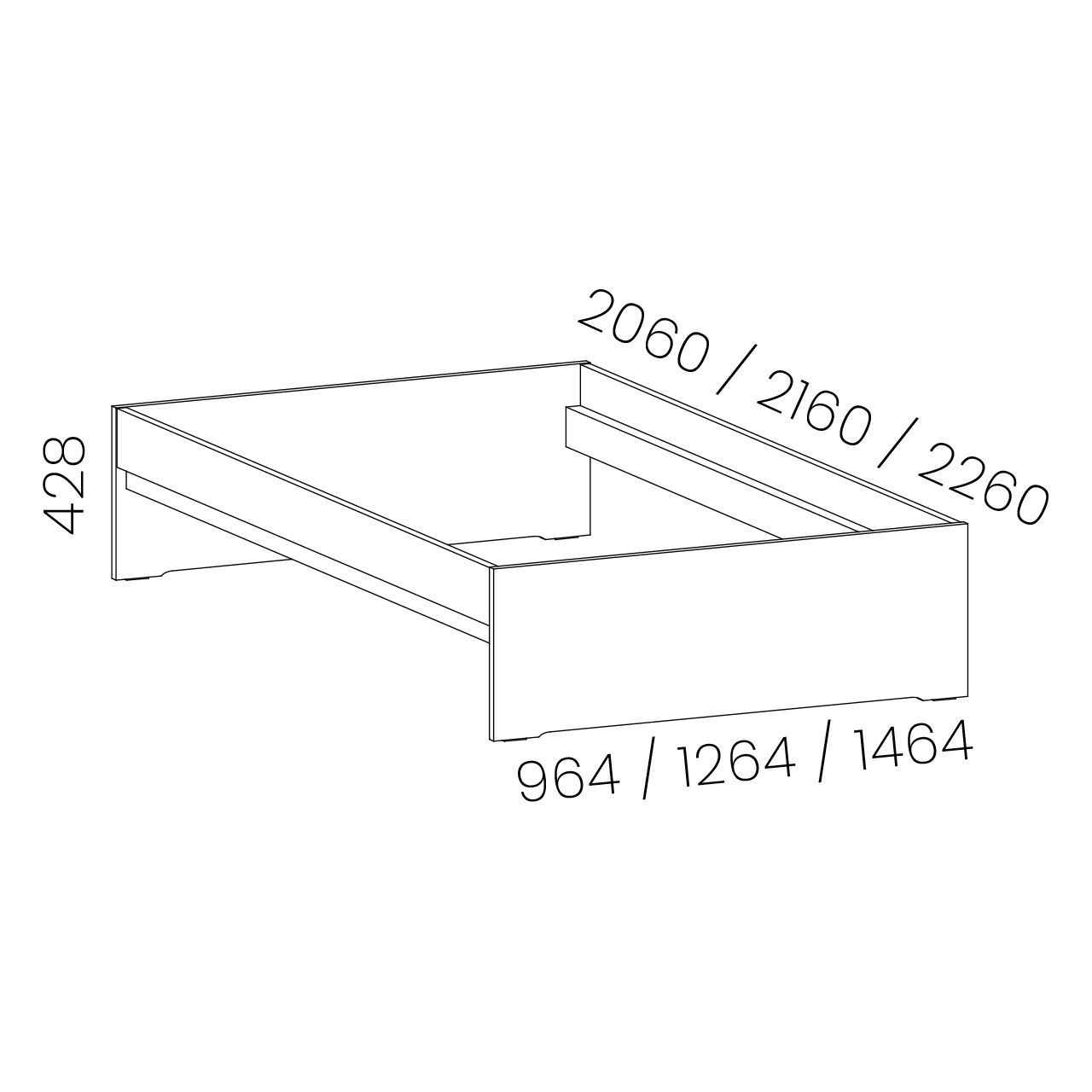 Alples - krevet - ALPLES MAGNET ML-N - slika 1