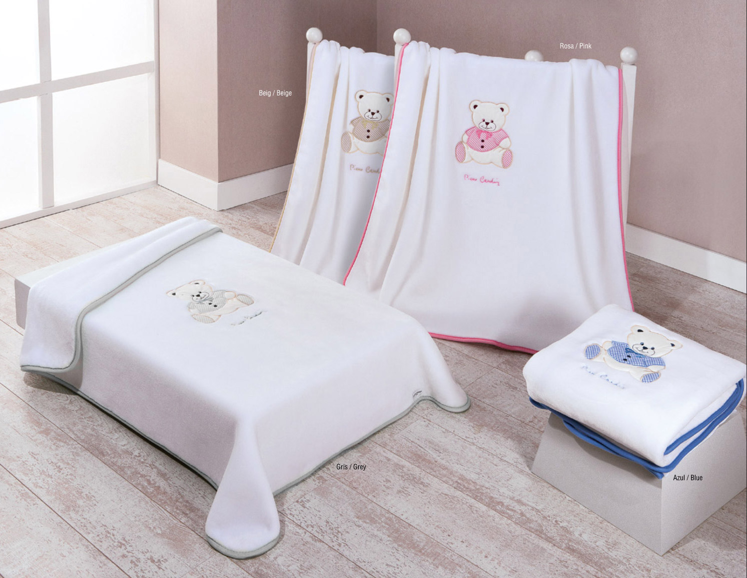 Bamt - dječja dekica - PIERRE CARDIN BABY NANCY 545 PLAVA 80x110 - slika 2