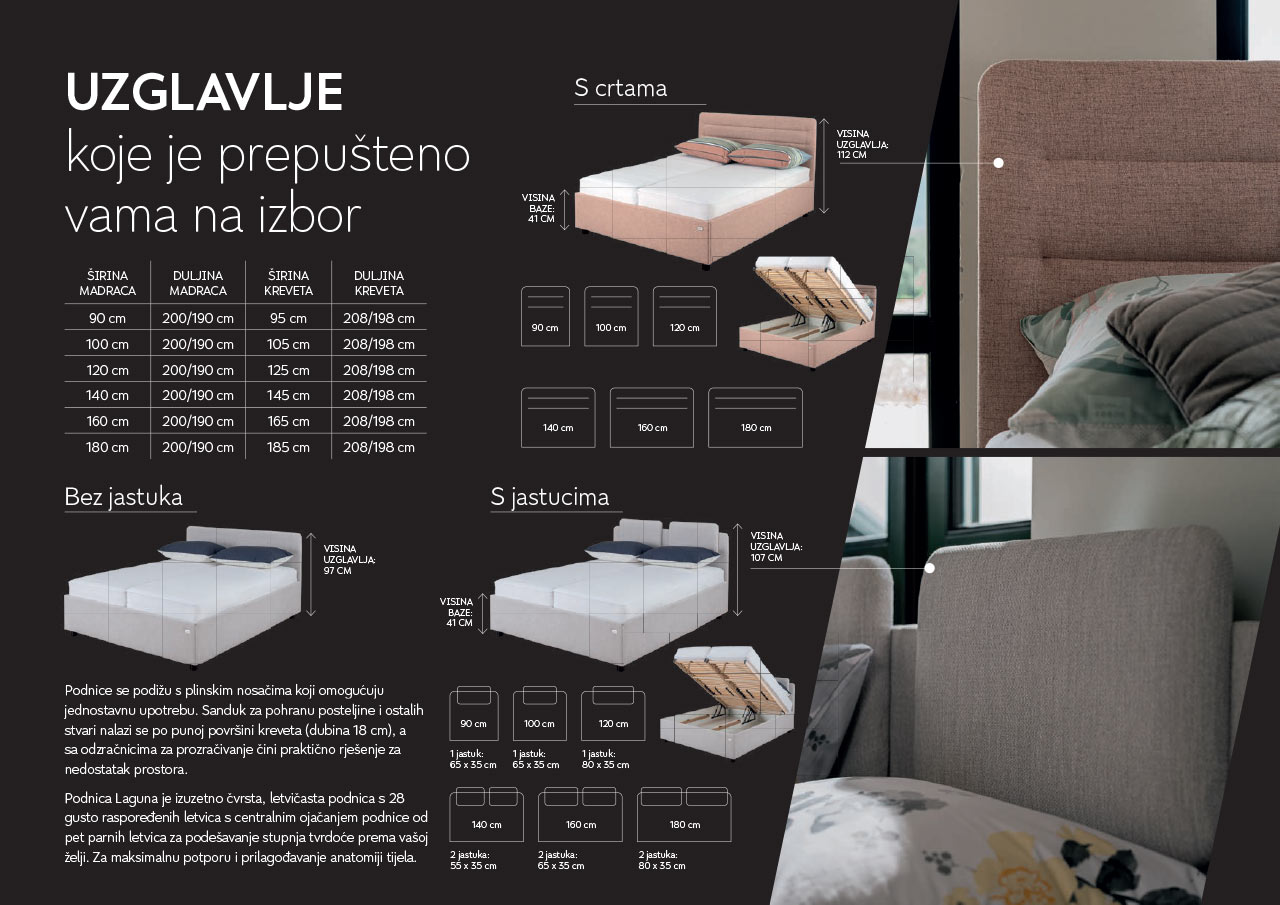 Hespo kreveti - krevet - LETTO S JASTUCIMA - slika 6