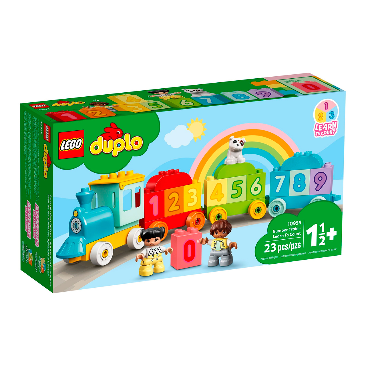 Lego - kocke - LEGO 10954 Vlakić s brojevima - naučimo se brojati - slika 1