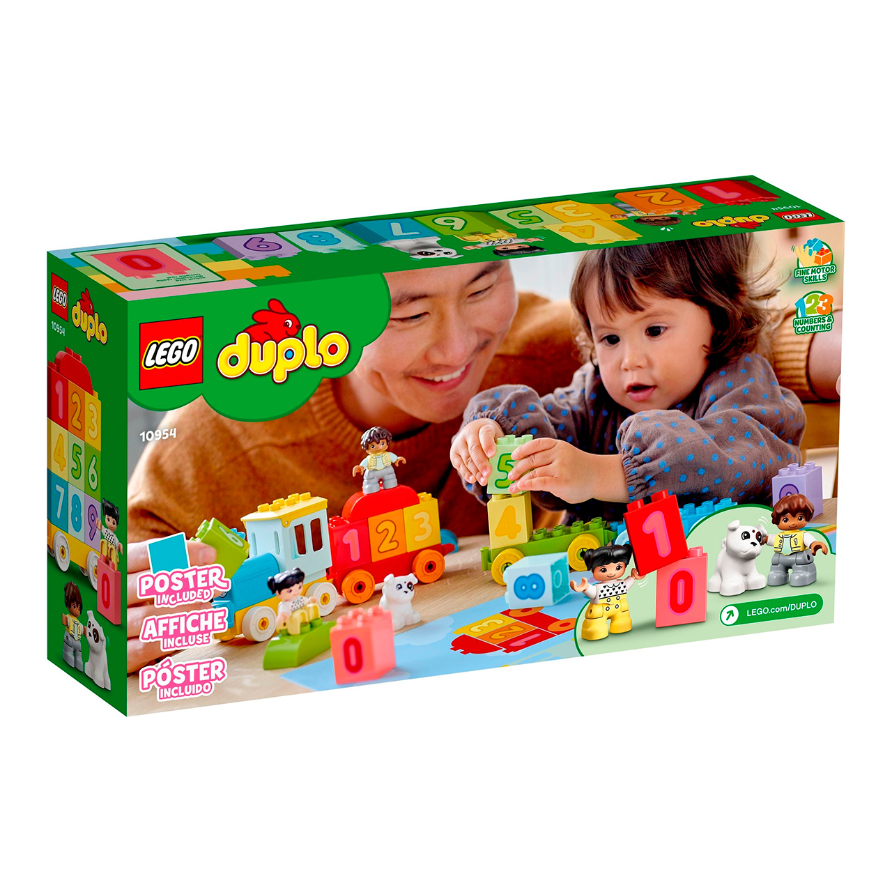 Lego - kocke - LEGO 10954 Vlakić s brojevima - naučimo se brojati - slika 4