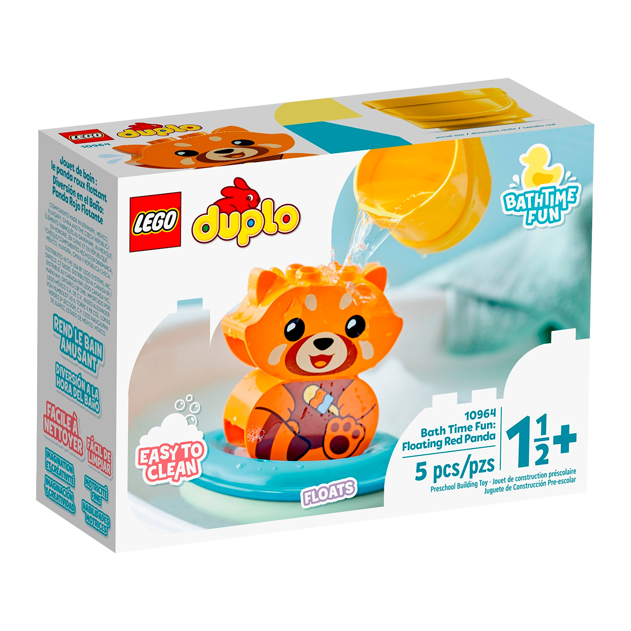 Lego - kocke - LEGO 10964 Zabava u kadi: plutajuća crvena panda - slika 3