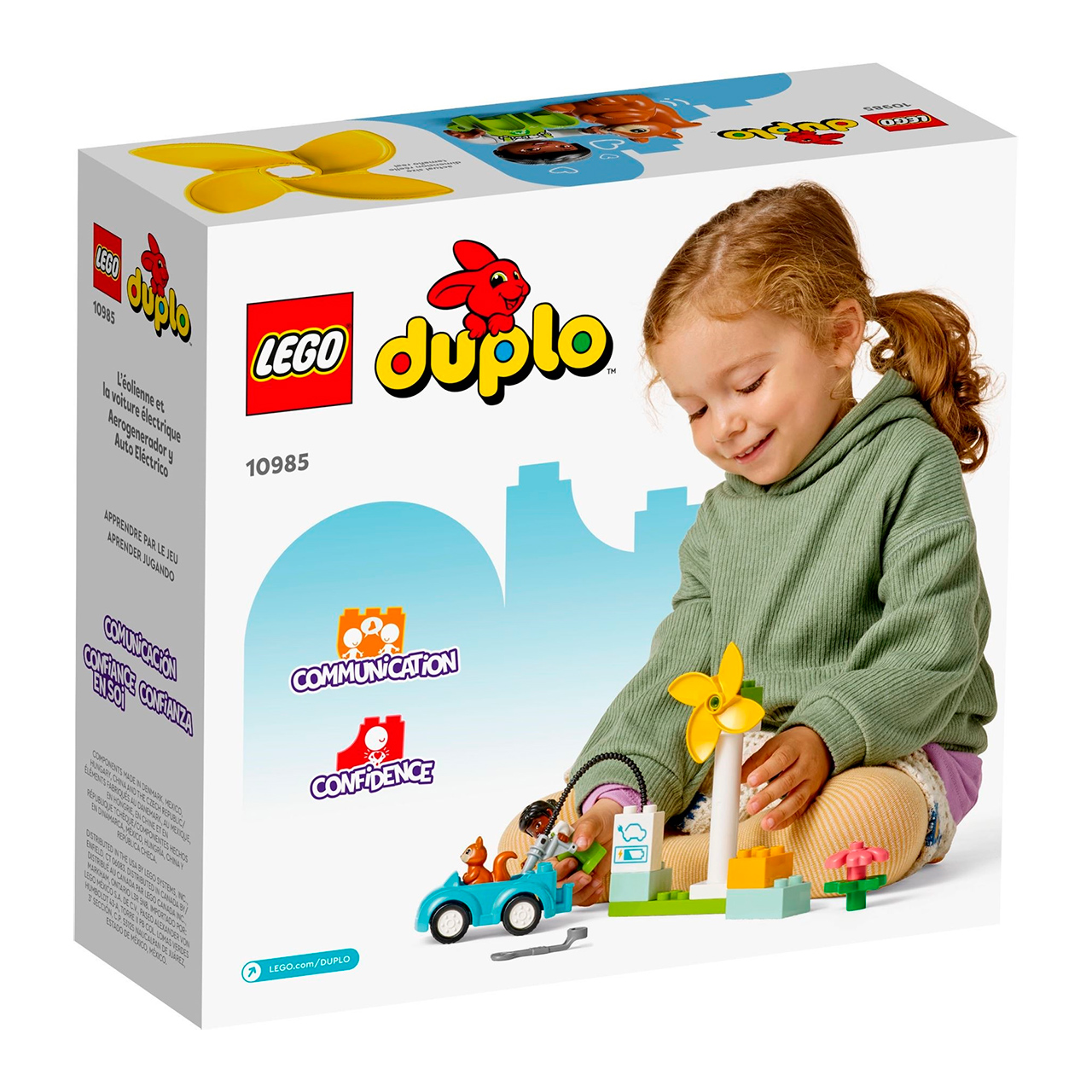 Lego - kocke - LEGO 10985 Vjetroturbina i električni automobil - slika 3