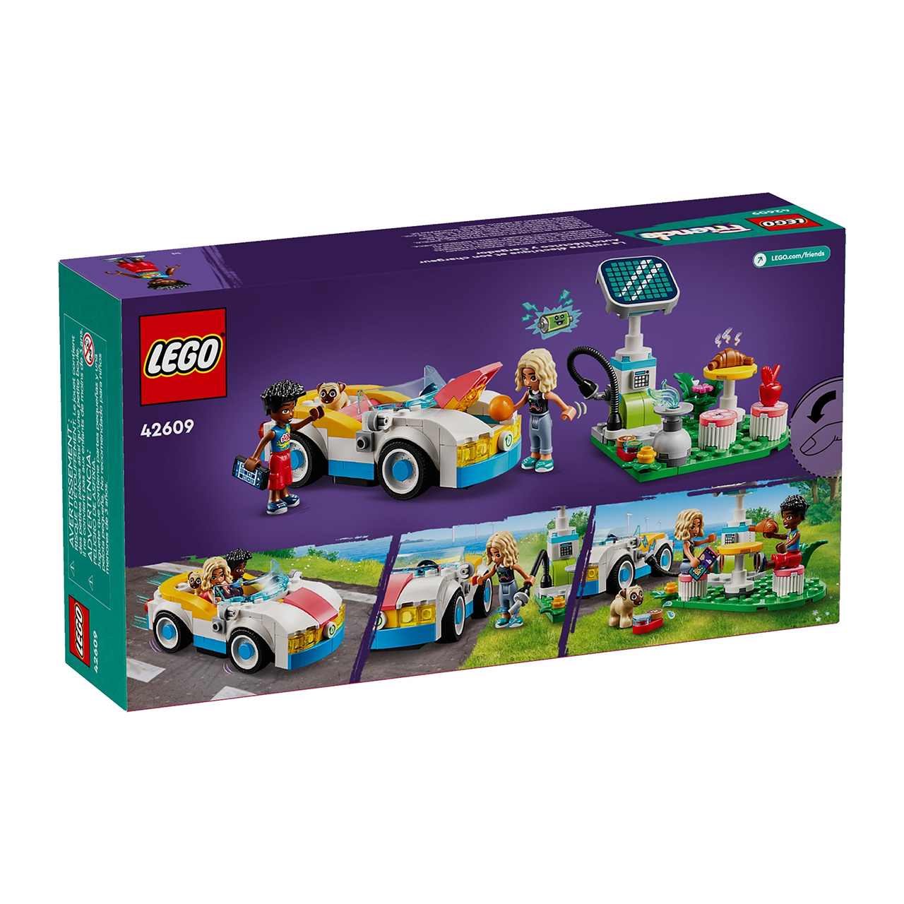 Lego - kocke - LEGO 42609 Električni auto i punjač - slika 2