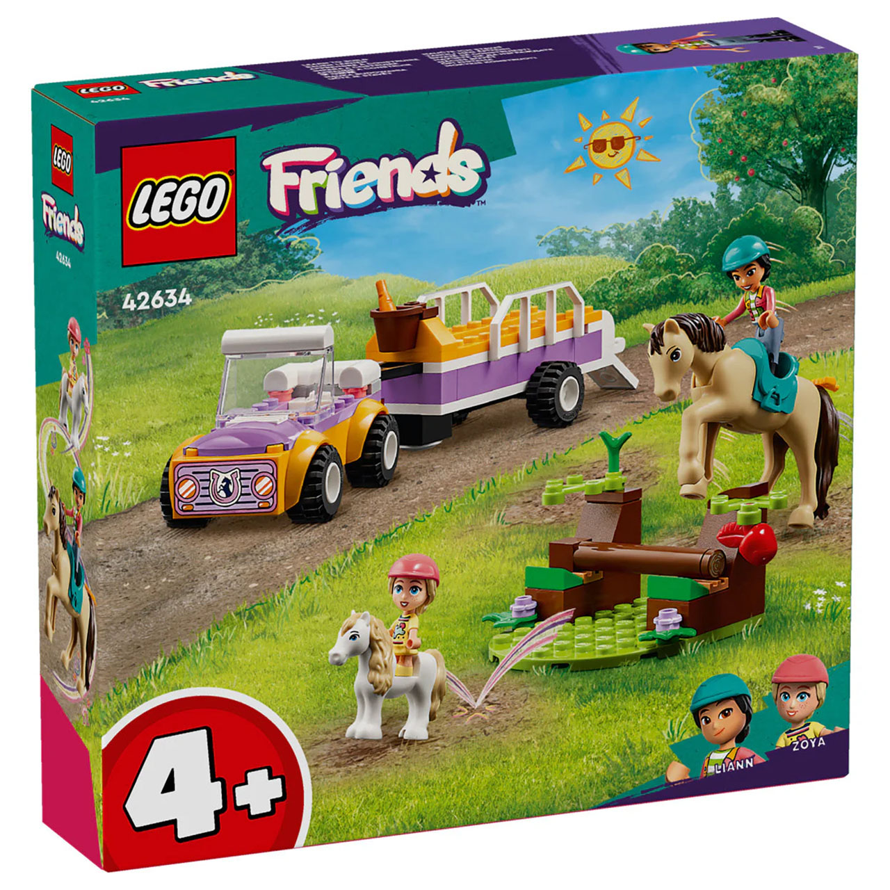 Lego - kocke - LEGO 42634 Prikolica za konja i ponija - slika 1