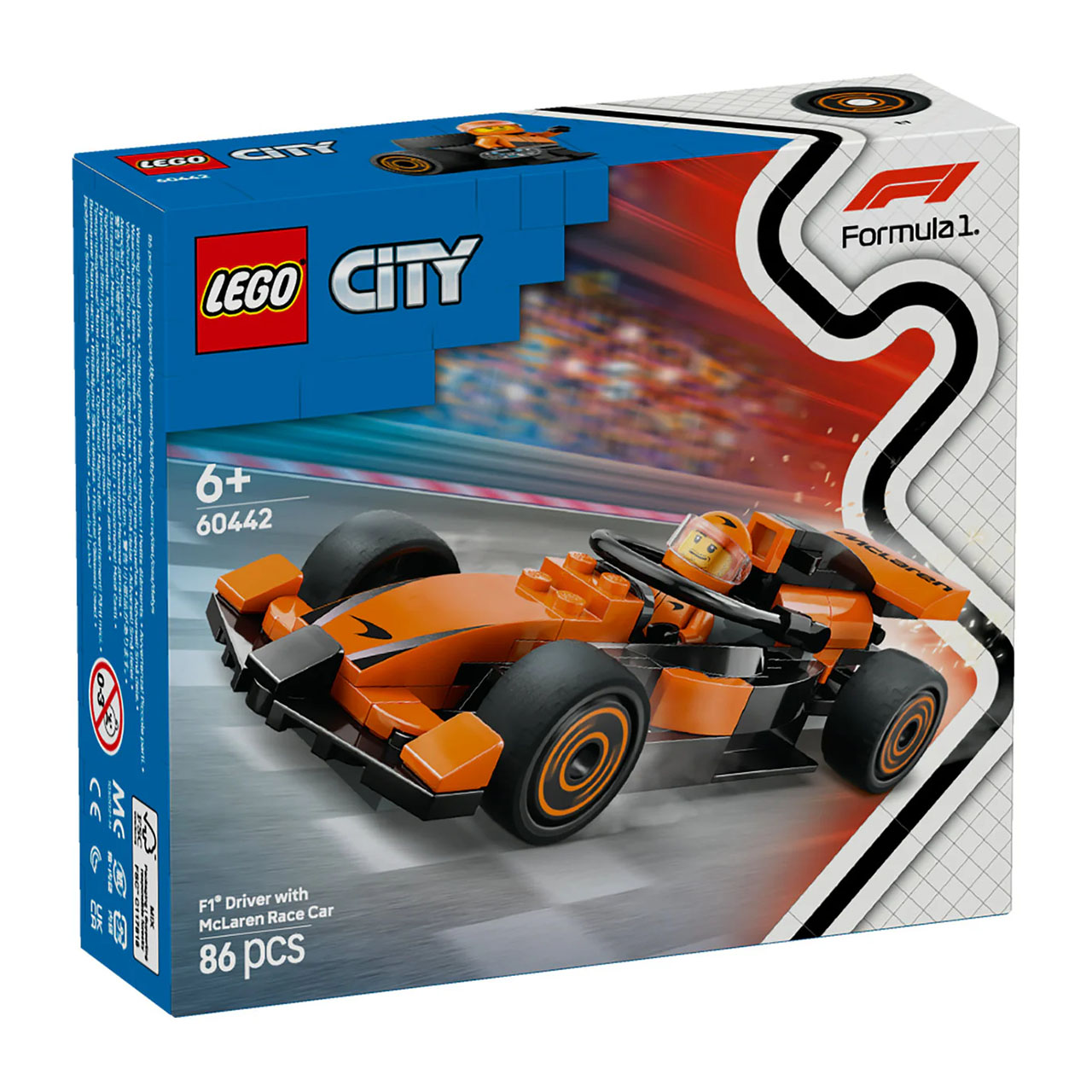 Lego - kocke - LEGO 60442 Vozač utrka F1 s trkaćim autom McLaren - slika 2