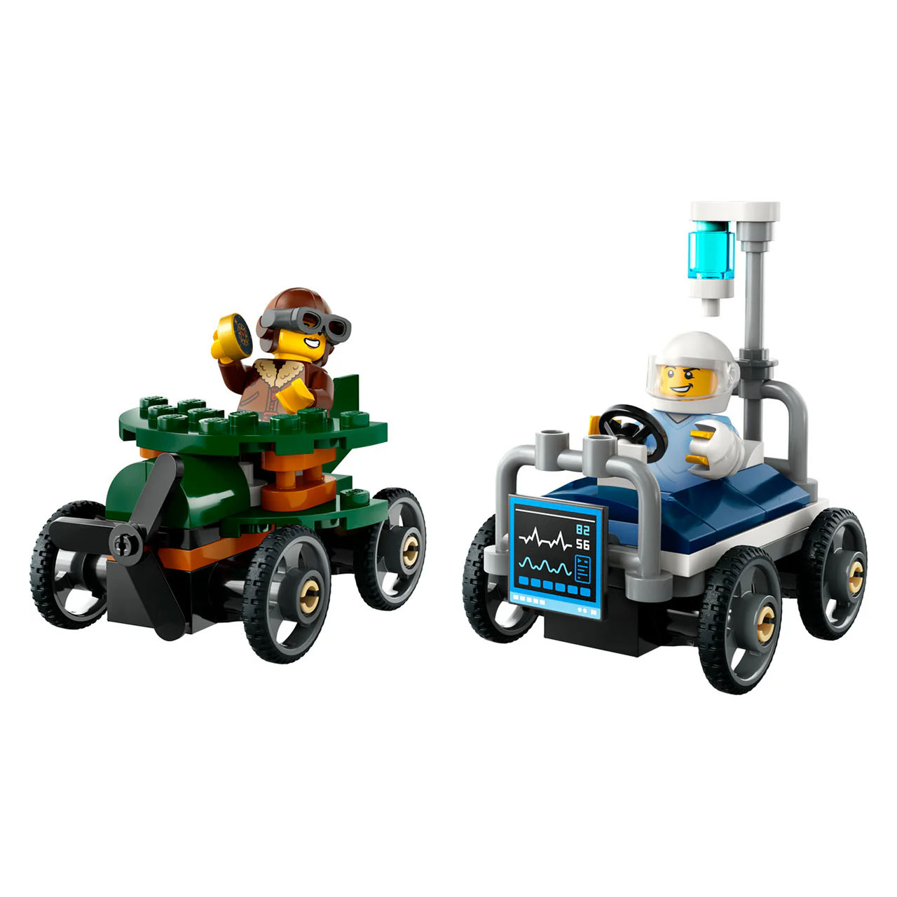Lego - kocke - LEGO 60459 Utrka avion vs. bolnički krevet - slika 2