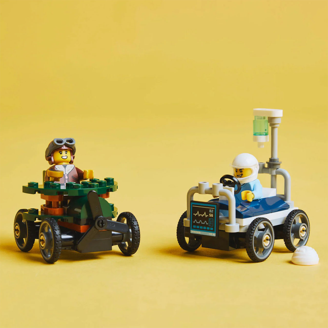 Lego - kocke - LEGO 60459 Utrka avion vs. bolnički krevet - slika 4