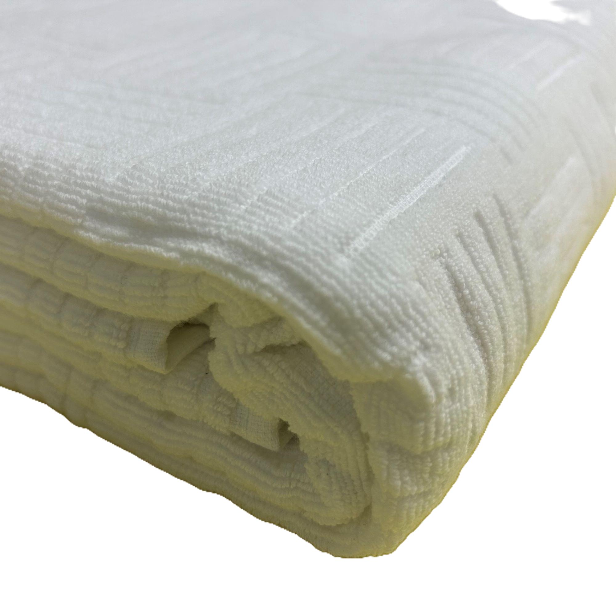 Frotirka - frotir prekrivač - FROTIRKA BIJELA 150x200 - slika 3